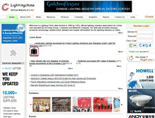 Tablet Screenshot of en.lightingchina.com